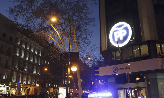 Sede del Partido Popular, en la calle Génova de Madrid