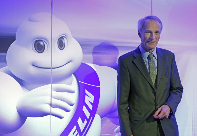 Jean-Dominique Senard, consejero delegado de Michelin, en la presentación de resultados
