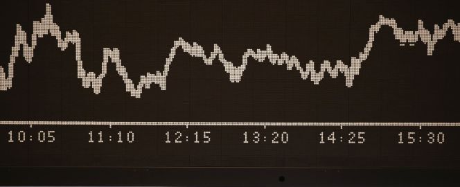 Panel del DAX en Fráncfort
