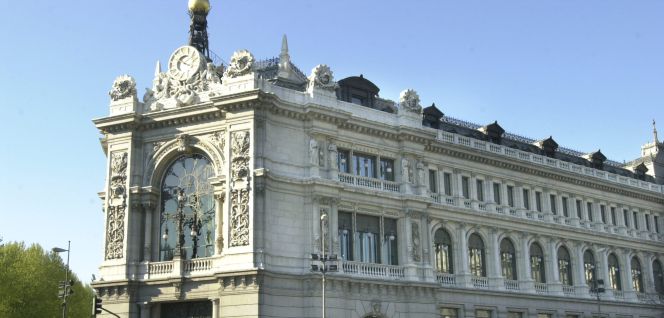 Fachada del Banco de España.