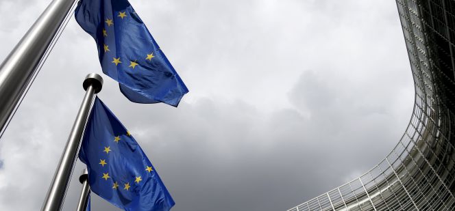 Exterior de la sede de la Comisión Europea en Bruselas.
