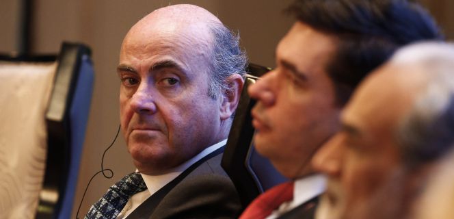 Luis de Guindos, ministro de Economía en funciones, en la reunión del G20 en Shanghai.
