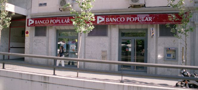 Una sucursal del Banco Popular en Madrid. Efe Archivo