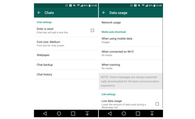 Cuidado con tus megas, WhatsApp ha cambiado sus ajustes