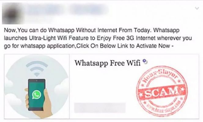 Ultra-Light WiFi, el WhatsApp sin Internet, es tan solo una estafa