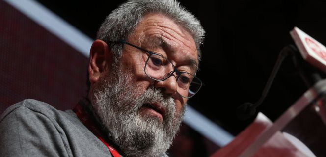 El todavía secretario general de UGT, Cándido Méndez.