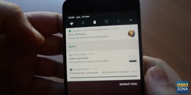 Las novedades de Android N en vídeo