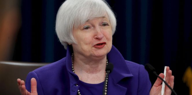 Presidenta de la Reserva Federal, Janet Yellen.