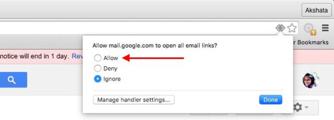 Como establecer que al pulsar un enlace para enviar un correo se ejecute Gmail y no la app de email de Windows 10
