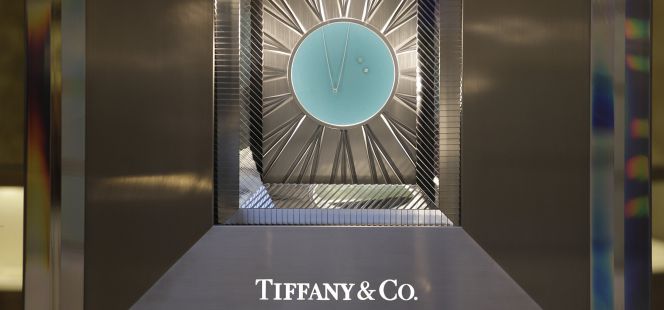 Artículo expuesto en una tienda de Tiffany en Rome (Italia).