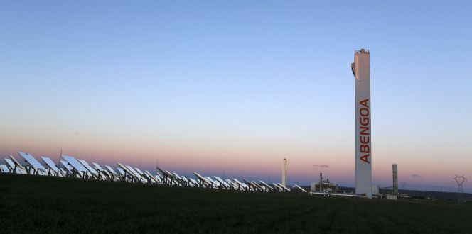 Planta termosolar de Abengoa en Sanlúcar la Mayor.
