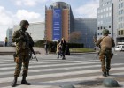 La ciudad que gestiona la UE, blindada y paralizada La ciudad que gestiona la UE, blindada y paralizada