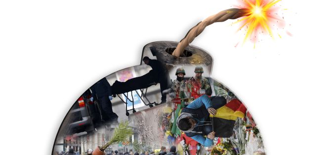 Bruselas se sume en el estado de alarma permanente