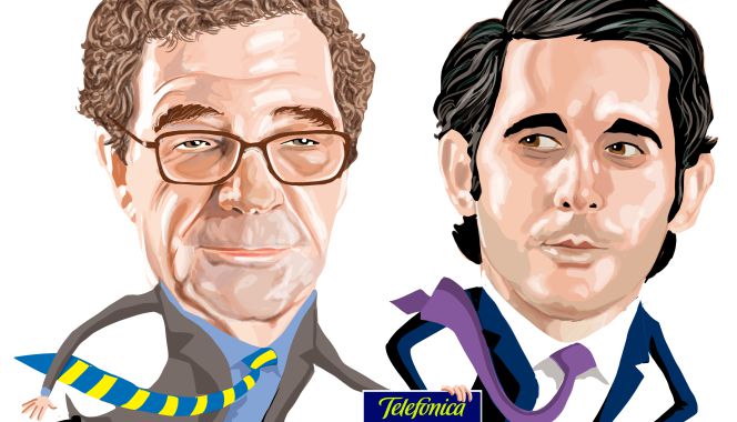 César Alierta y José María Álvarez-Pallete