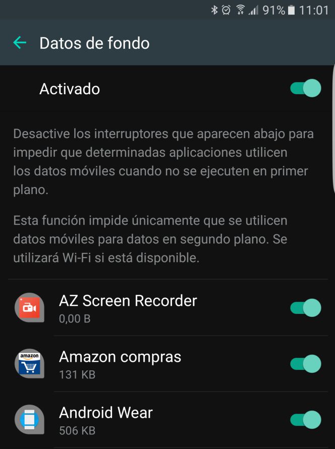 Evita el consumo excesivo de datos en tu Android por parte de cualquier aplicación