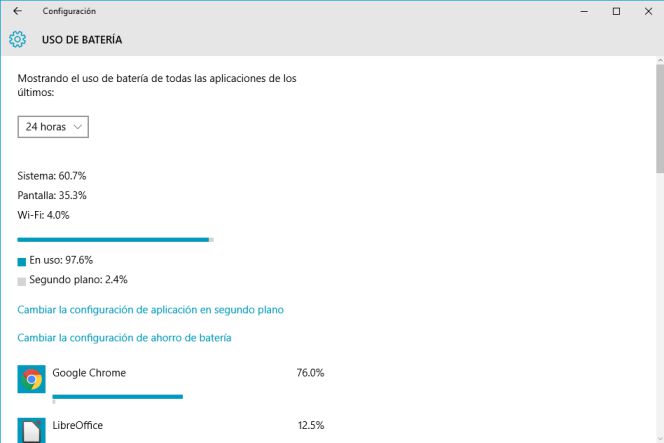 Descubre qué aplicaciones consumen más en un portátil con Windows 10