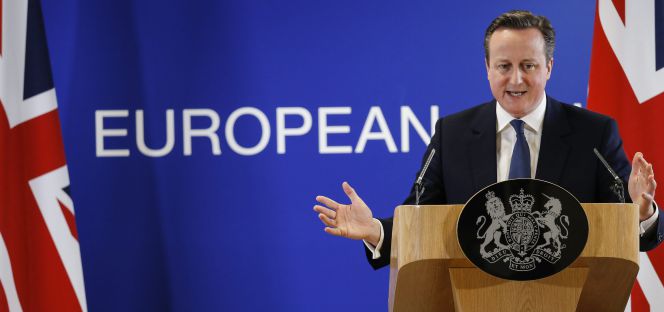 El primer ministro británico, David Cameron.