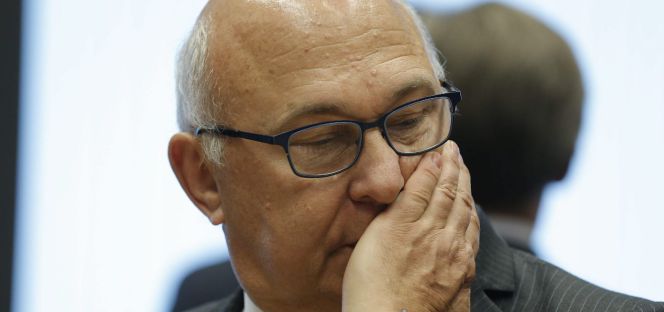 El ministro francés de Finanzas, Michel Sapin.