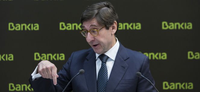 El presidente de Bankia, José Ignacio Goirigolzarri, durante la presentación de los resultados de la entidad. EFEArchivo