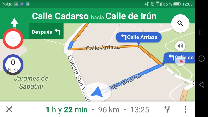 Añade alertas para el límite de velocidad en Google Maps