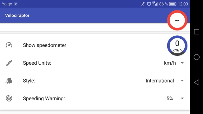 Añade alertas para el límite de velocidad en Google Maps