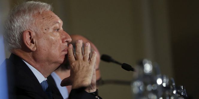El ministro de Asuntos Exteriores en funciones, José Manuel García-Margallo, durante la inauguración de la quinta edición "Spain Inversors Day"