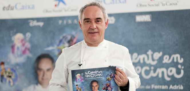 Ferran Adrià y Disney se unen para enseñar a cocinar sano