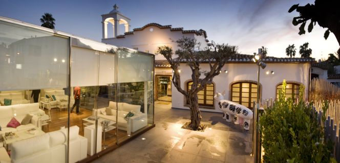 El restaurante de Quique Dacosta en Denia (Alicante), donde el arte está también está presente.