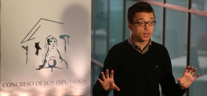 Íñigo Errejón, portavoz parlamentario de Podemos.