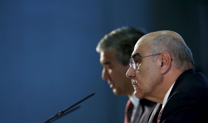 Francisco Reynés y Salvador Alemany, consejero delegado y presidente de Abertis.