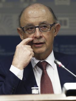 El ministro de Hacienda en funciones, Cristóbal Montoro.