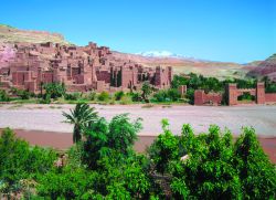 Fortaleza en el camino de Ourzazate.