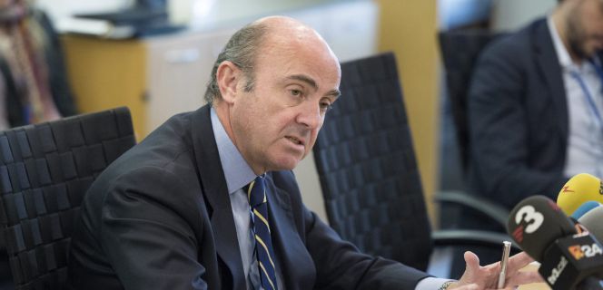 El ministro de Economía en funciones, Luis de Guindos.