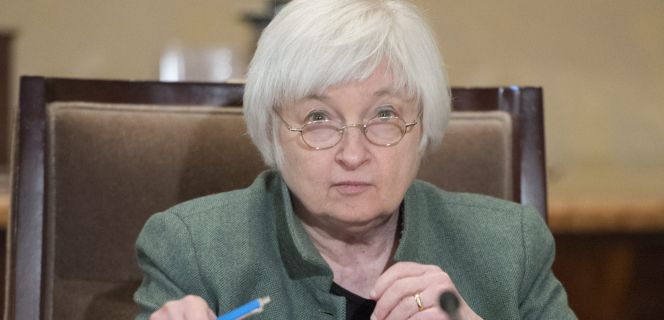 La presidenta de la Fed, Janet Yellen.