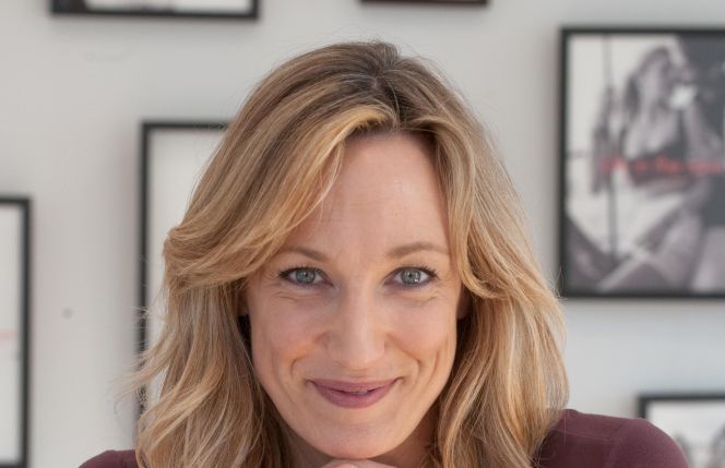 Laura Burdese, durante la presentación de la colección de relojes y de joyas en Madrid.