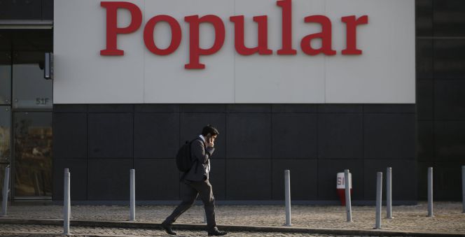 Una sede de Banco Popular en Lisboa.