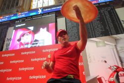 Estreno en Bolsa de Telepizza.
