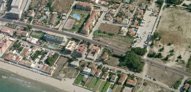 Uno de los solares que ha puesto Sareb a la venta, en Denia.