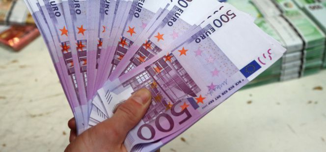 Billetes de 500 euros.