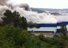 Arde una de las plantas de Fandicosta en Galicia Arde una de las plantas de Fandicosta en Galicia