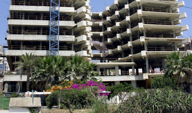 Viviendas en construcción en Estepona (Málaga).