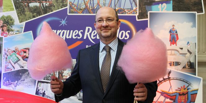 El consejero delegado de Parques Reunidos, Fernando Eiroa, en la salida a Bolsa de la compañía.
