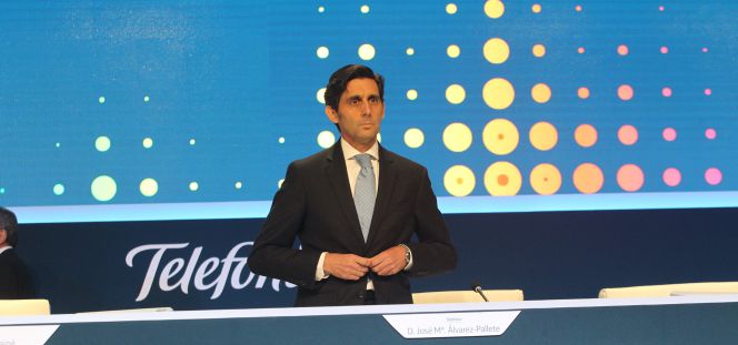 El presidente de Telefónica, José María Álvarez-Pallete.