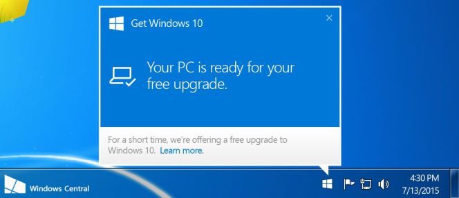 Microsoft está forzando la actualización a Windows 10
