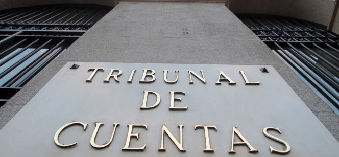 Fachada de la sede del Tribunal de Cuentas
