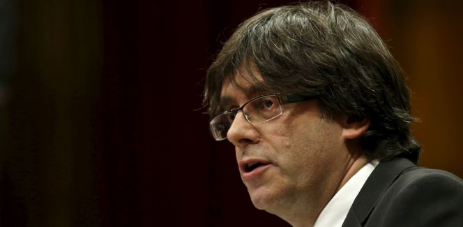 El presidente de la Generalitat de Cataluña, Carles Puigdemont.