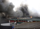 Controlado el incendio de Embutidos Rodríguez en León Controlado el incendio de Embutidos Rodríguez en León