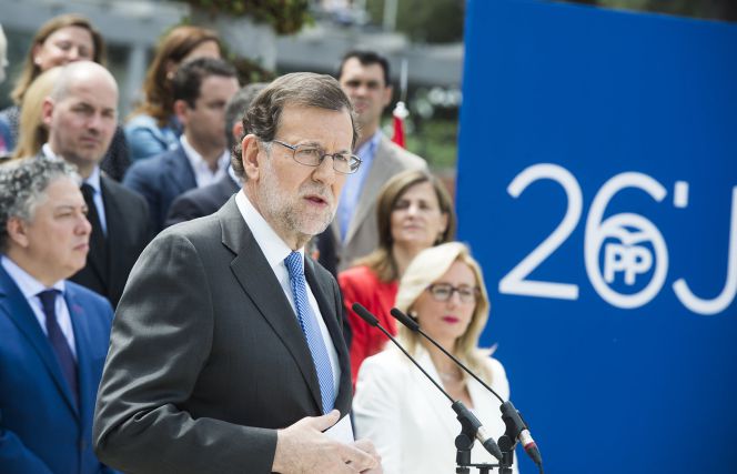 El líder del PP, Mariano Rajoy