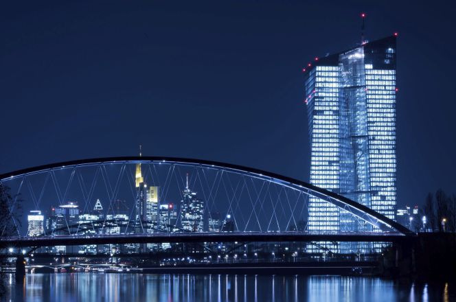 Edificio del Banco Central Europeo en Fráncfort (Alemania).