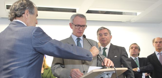 El presidente del Cercle, Antón Costas, en un reciente acto.